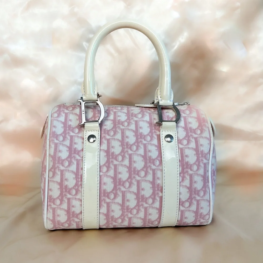 Rare Dior Pastel Pink Boston Bag - Picture 1 of 16